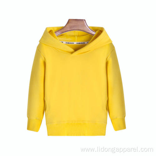 Custom fashionable cotton fleece blank Children hoodies